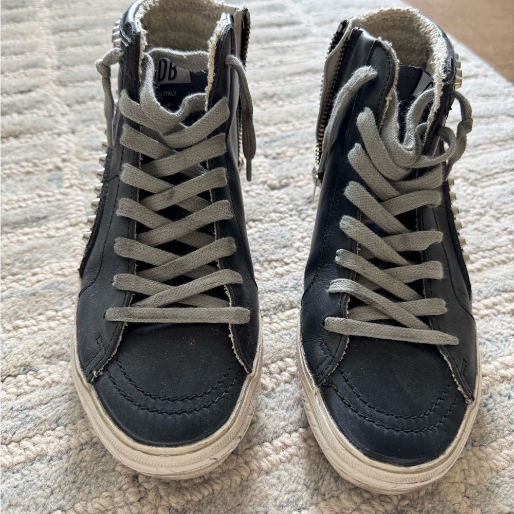Golden Goose Studded high top Slide Sneakers in Black, 37 - Picture 2 of 6